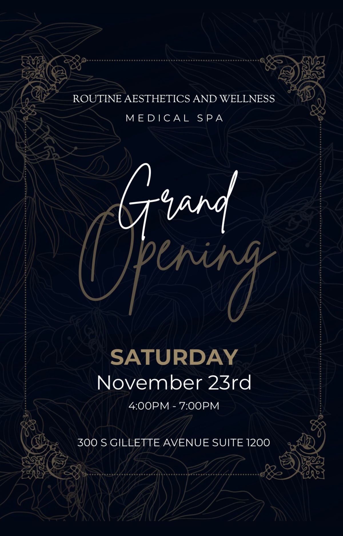 Routine Aesthetics & Wellness Grand Opening!