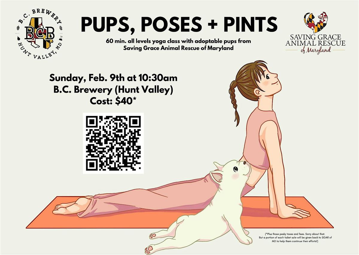 Pups, Poses + Pints at B.C. Brewery