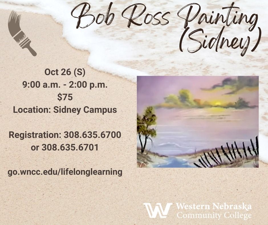 October Bob Ross Painting (Sidney)