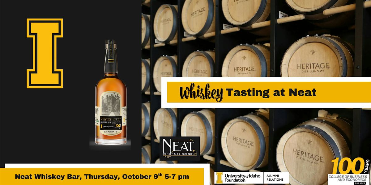 Whiskey Tasting at Neat Whiskey Bar