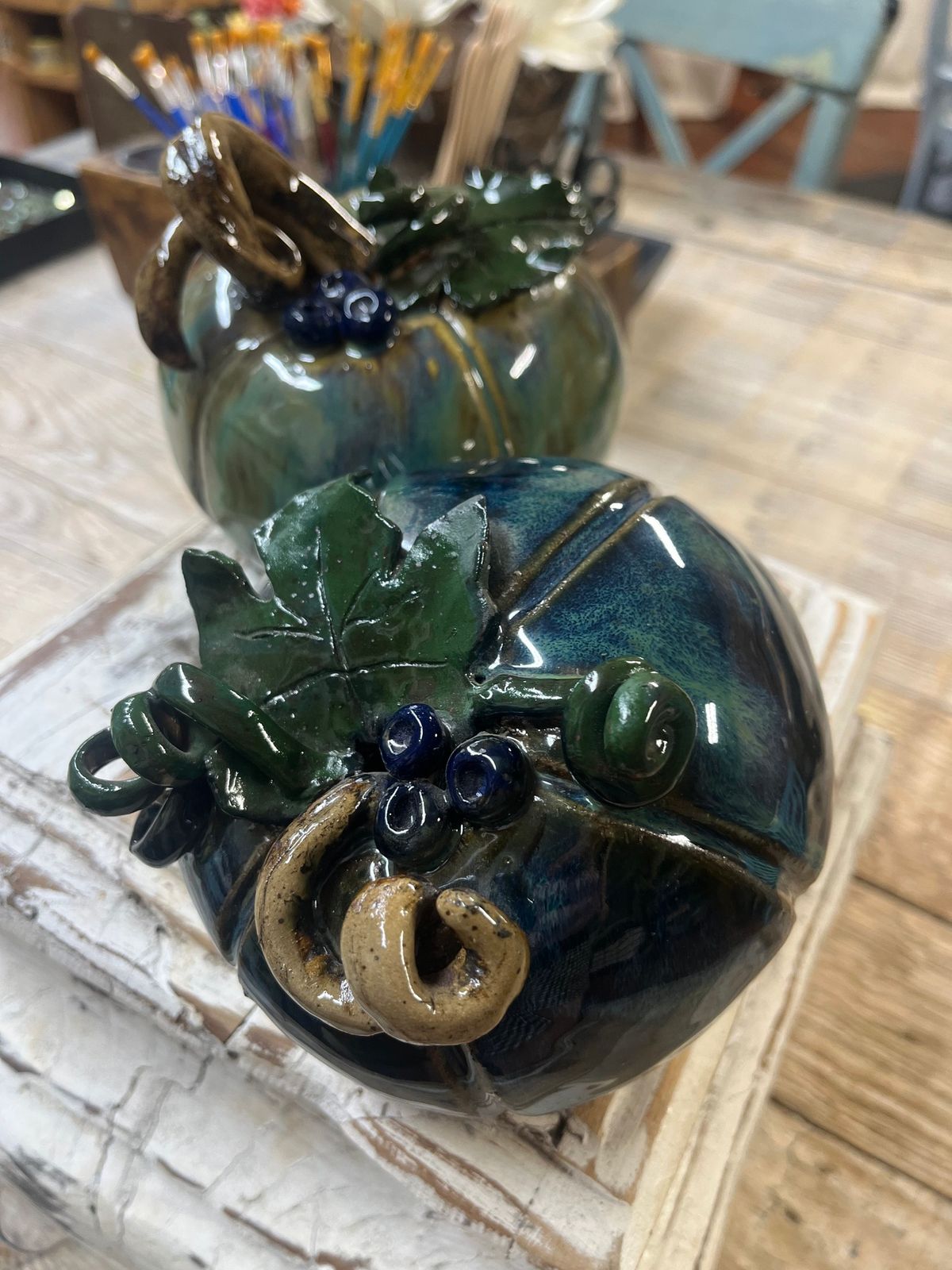 Pottery Pumpkins