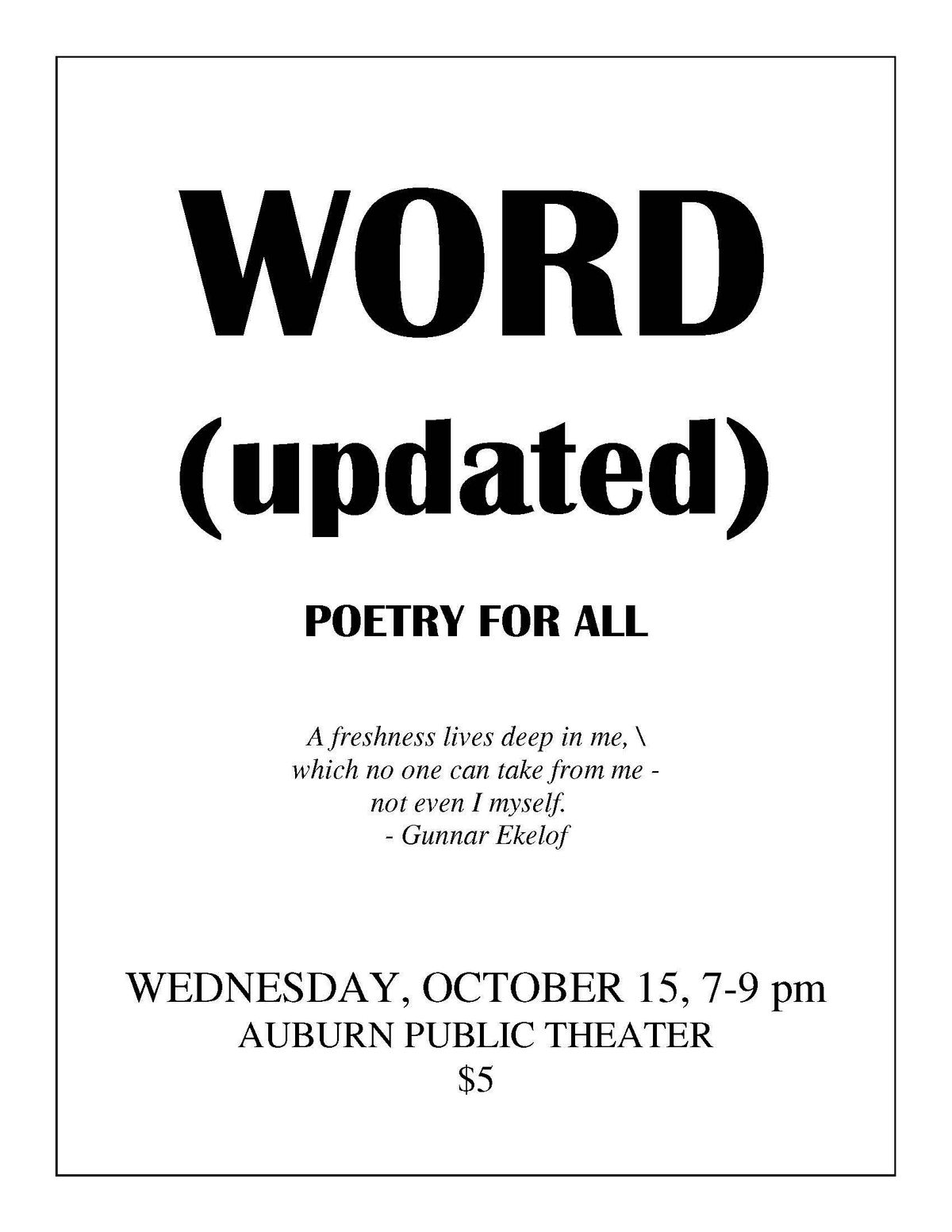 WORD (updated)