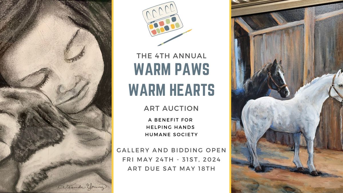 4th Annual Warm Paws Warm Hearts Art Auction