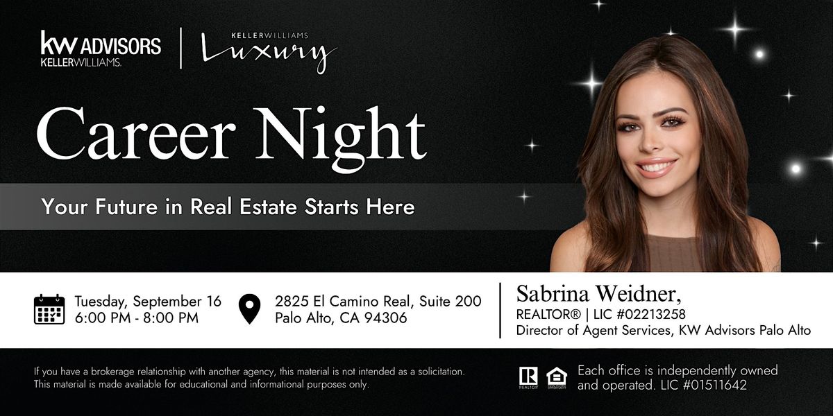 Career Night: Your Future in Real Estate Starts Here