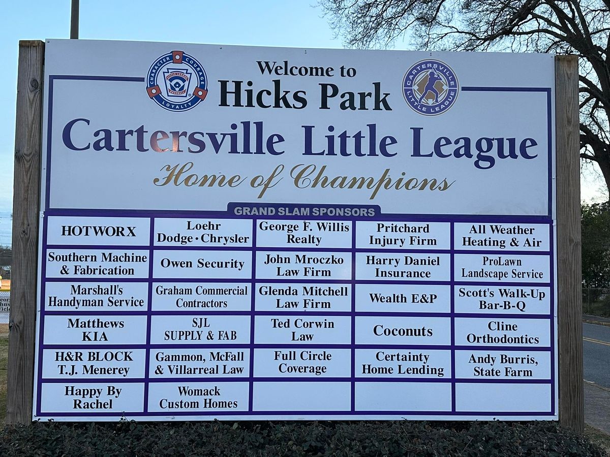 Cartersville Little League Opening Day