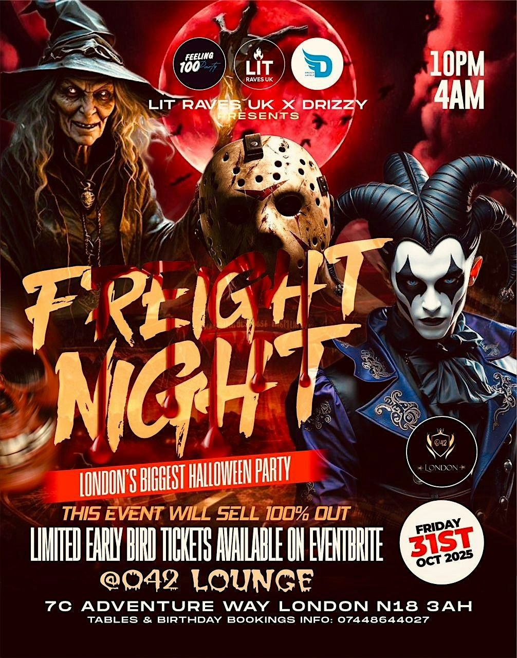FREIGHT NIGHT - LONDON\u2019S BIGGEST HALLOWEEN PARTY
