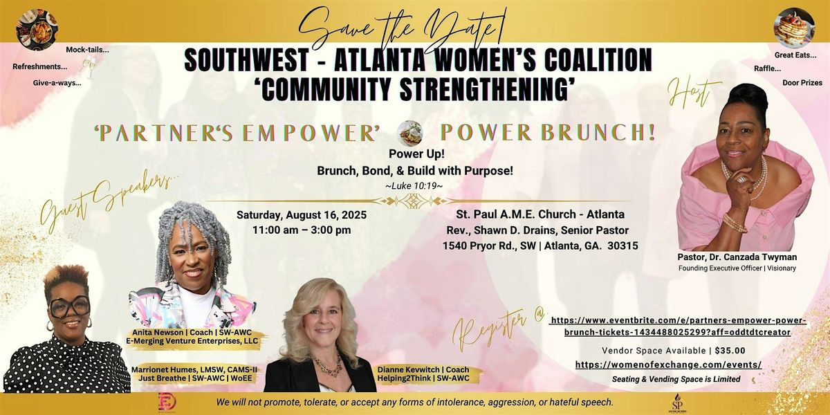 'PARTNER'S EMPOWER'            POWER BRUNCH!