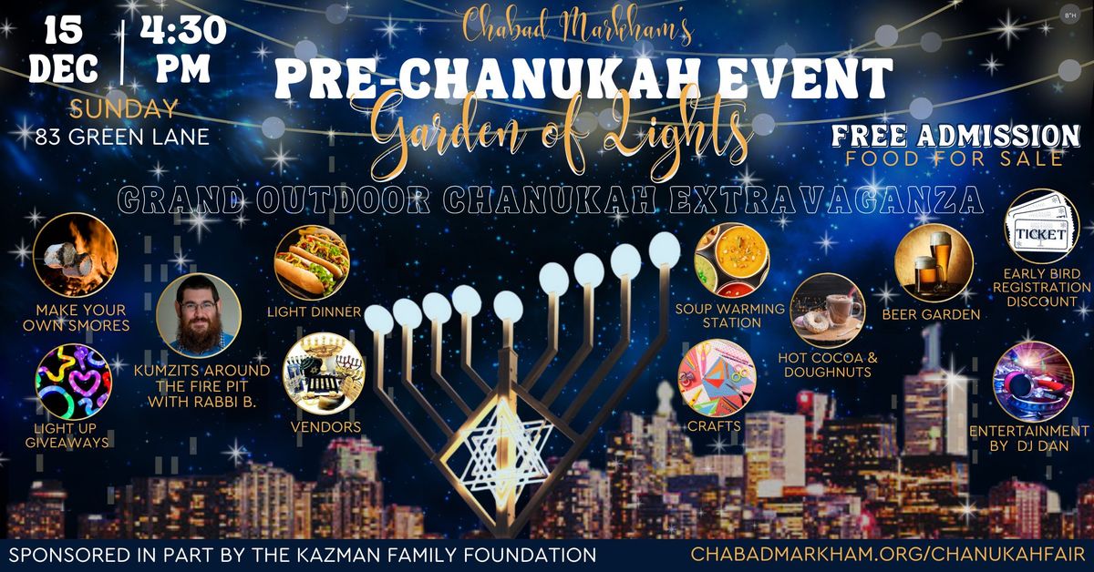  Pre-Chanukah Garden of Lights