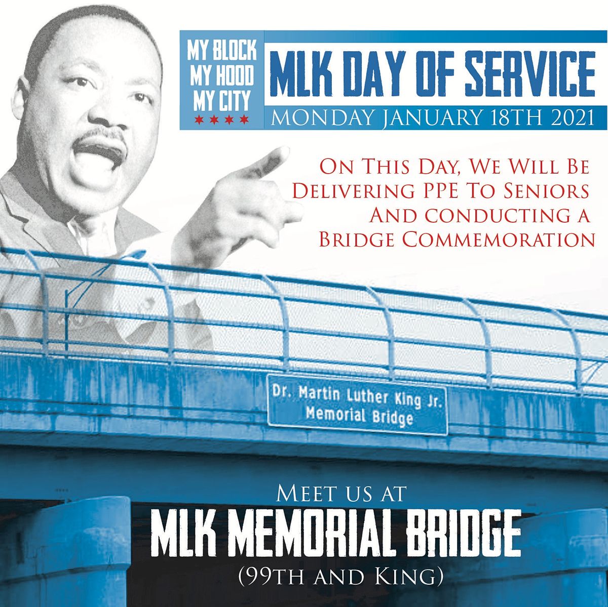 MLK Day of Service 2021, 9901 S Martin Luther King Dr, Chicago, 18