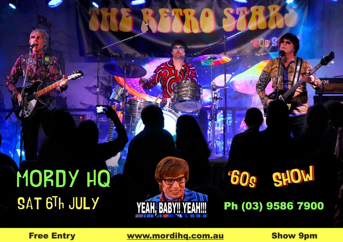 THE RETRO STARS '60s Show Mordy HQ