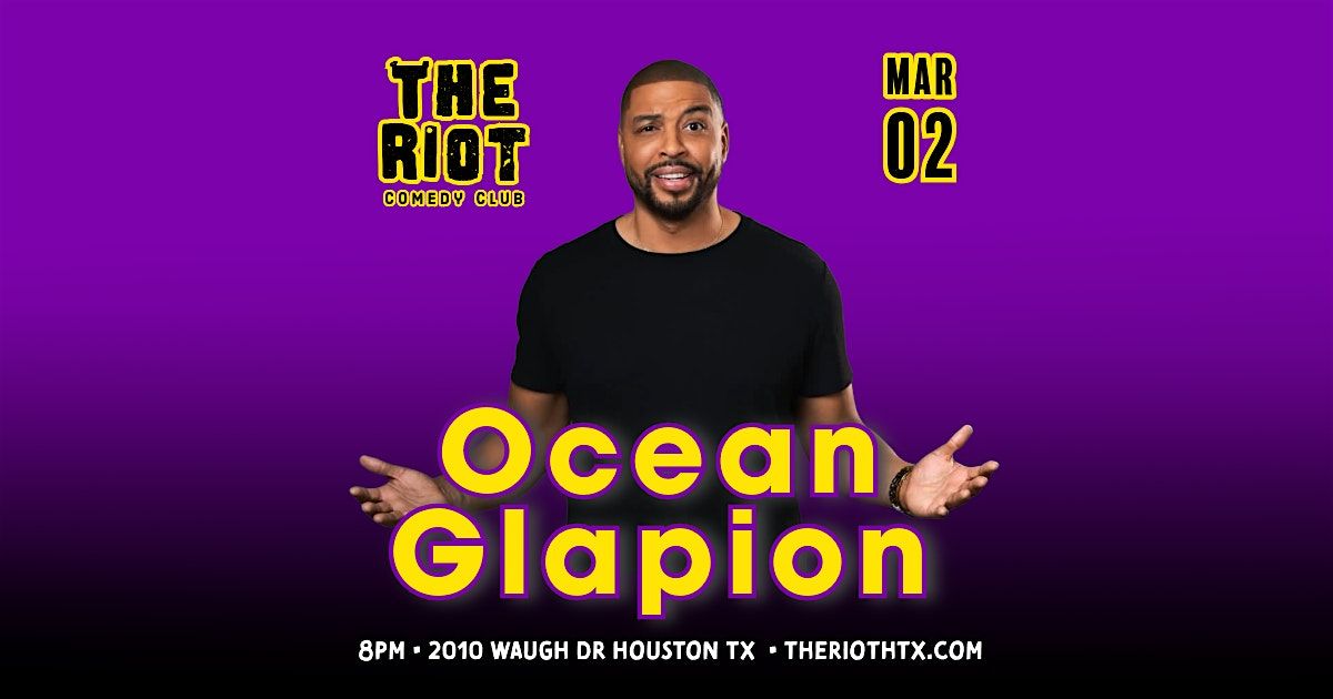 Ocean Glapion Headlines The Riot Comedy Club