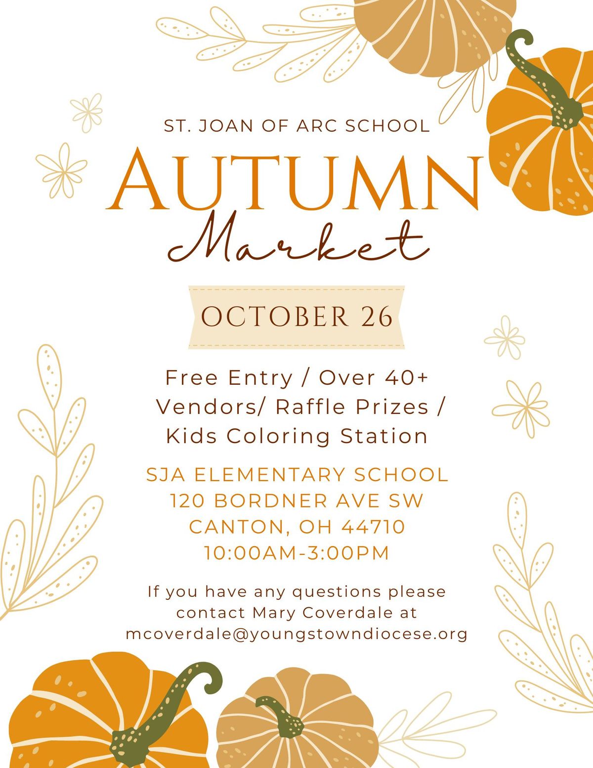 St. Joan of Arc School Fall Craft Show