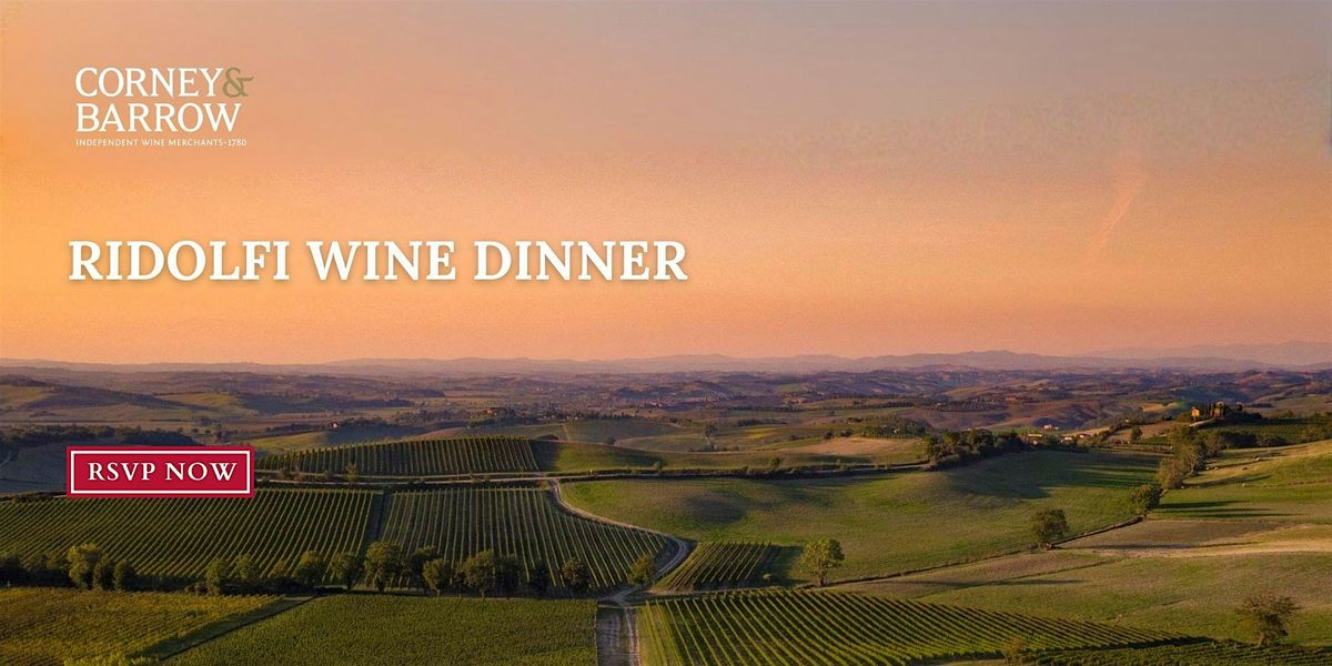An Evening with Ridolfi - Brunello di Montalcino
