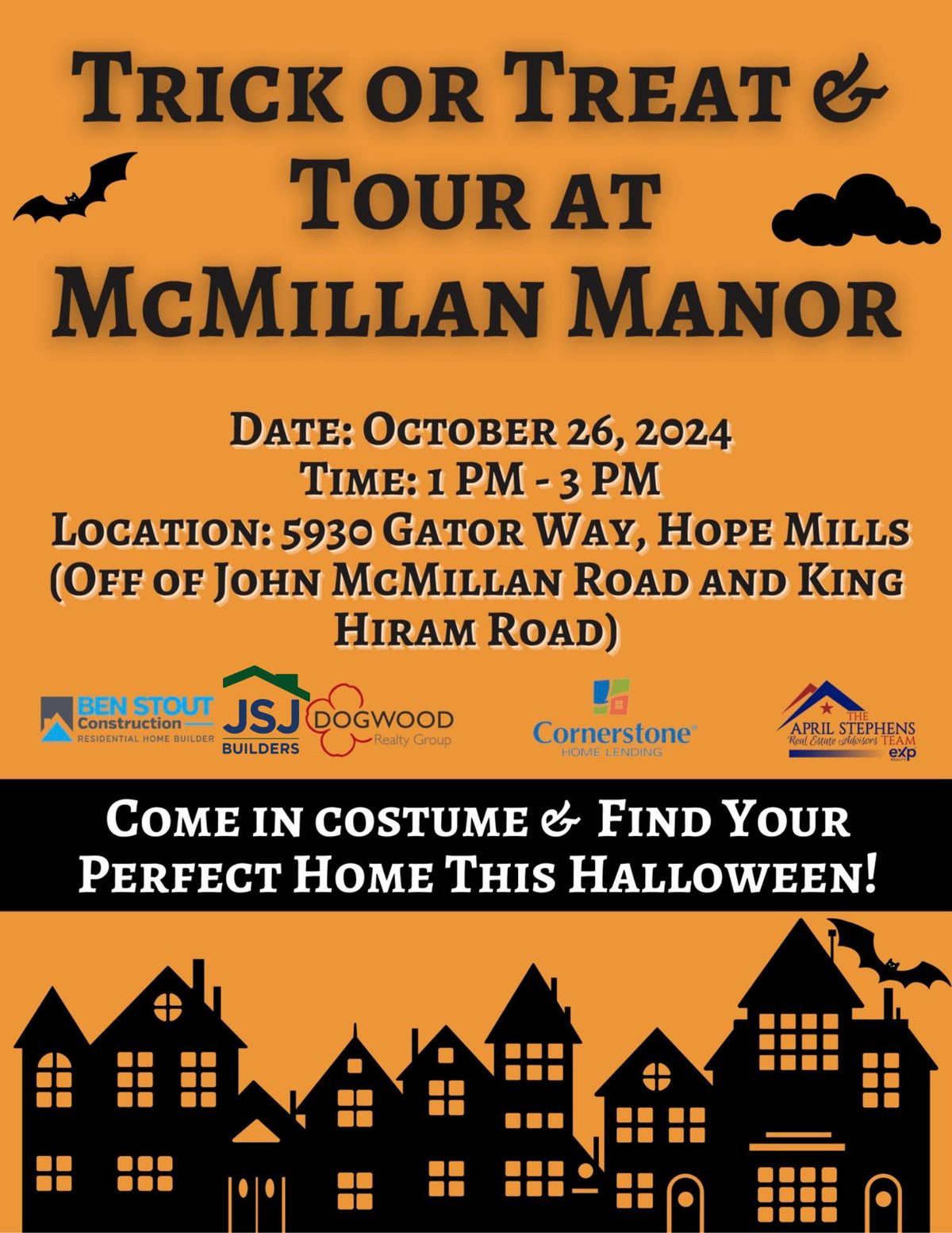 Trick or Treat at McMillian Manor