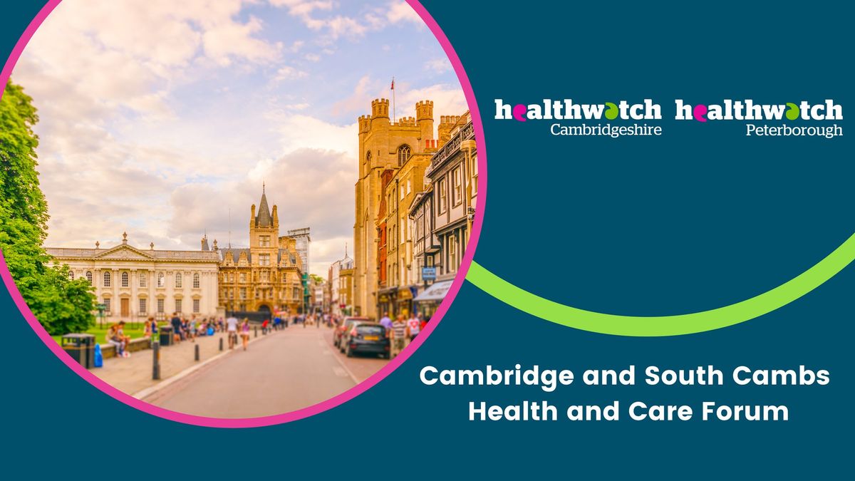 Cambridge and South Cambs Health and Care Forum Online