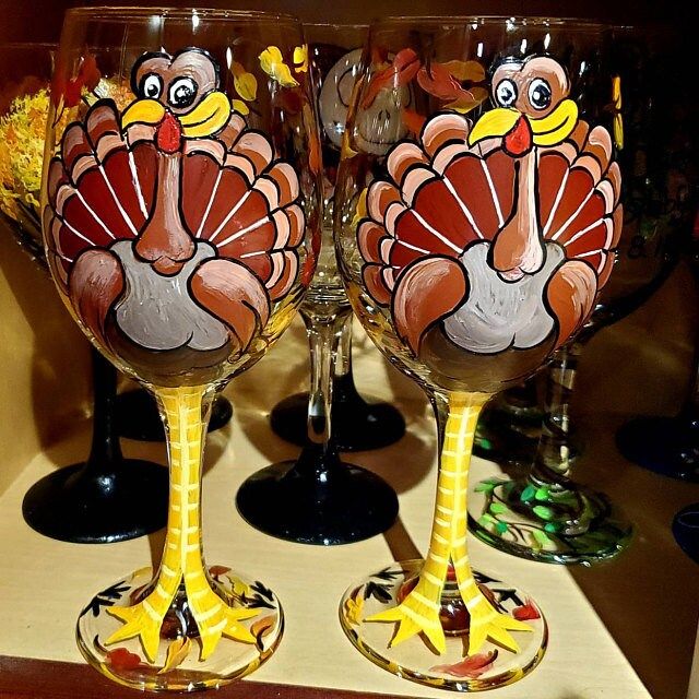 11\/13 Thanksgiving Wine Glass Paint & Sip