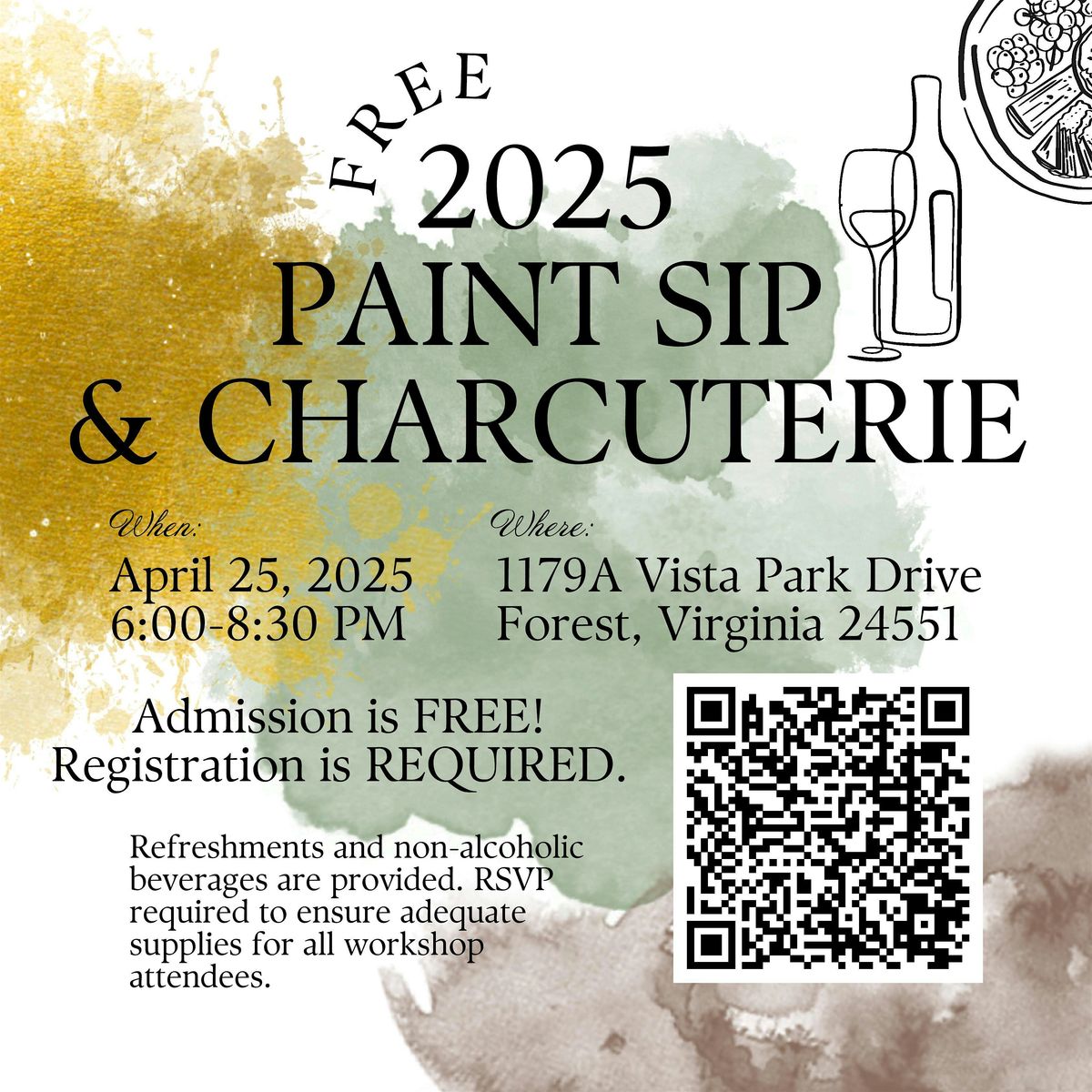 2025 Paint Sip & Charcuterie