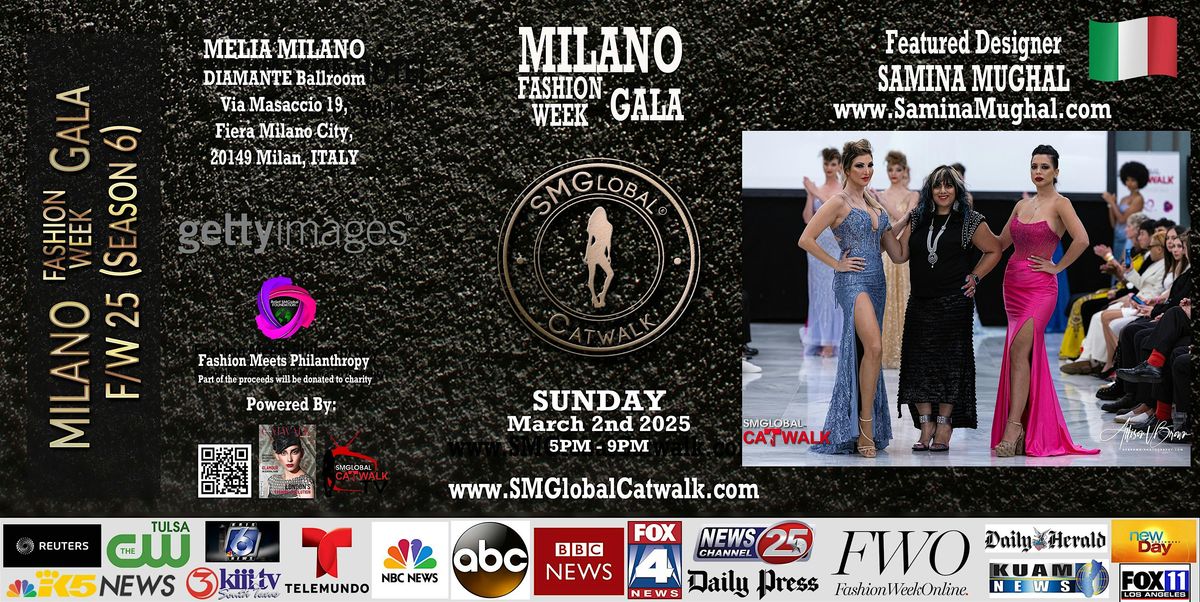 MILAN Fashion Week GALA (F\/W 25) \u2013 Sunday March 2nd 2025