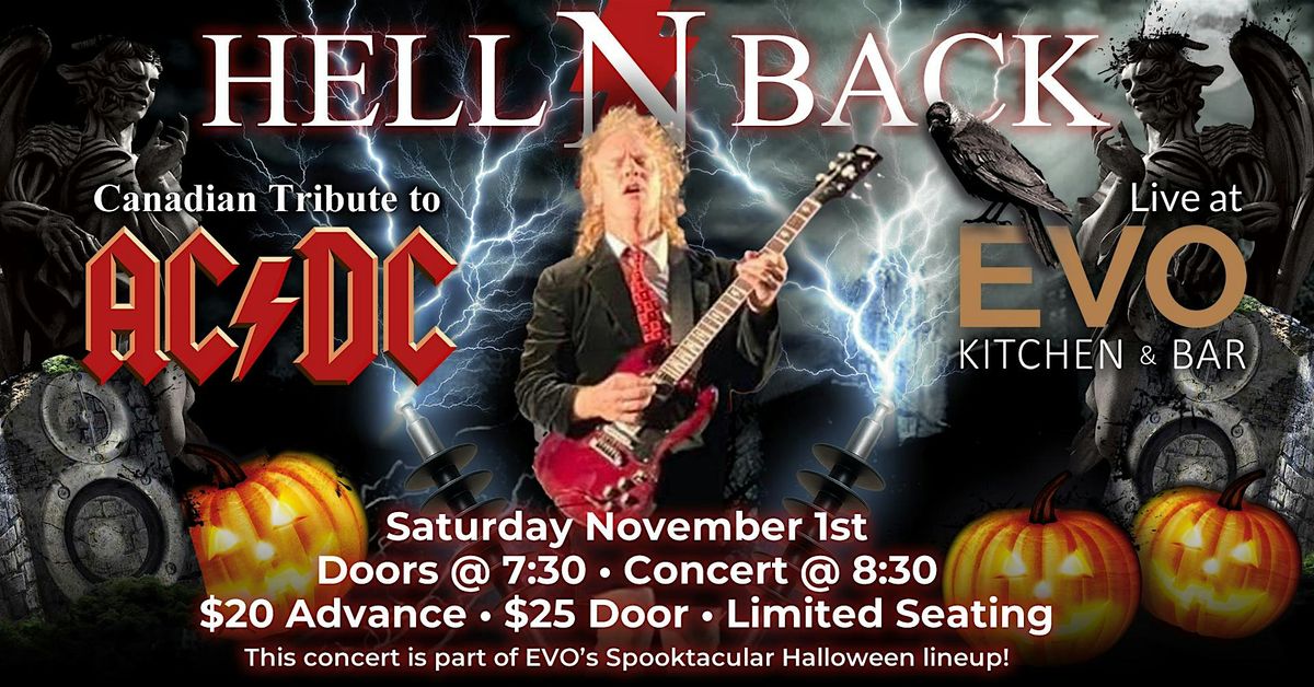 Hell N Back \u2013 the ultimate AC\/DC tribute band - LIVE at EVO