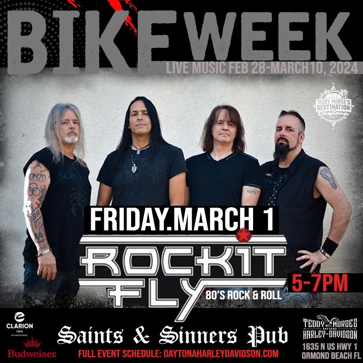 BIKE WEEK - Rockit Fly - 80s Rock & Roll