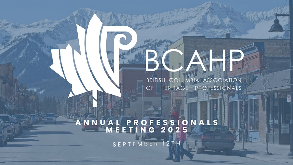 BCAHP Annual Professionals Meeting 2025
