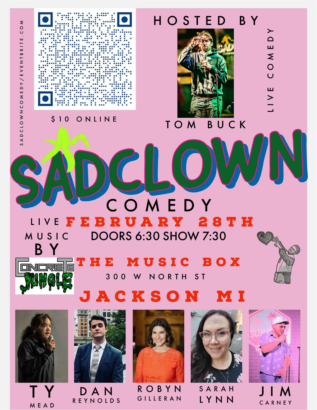 Sadclown comedy show.