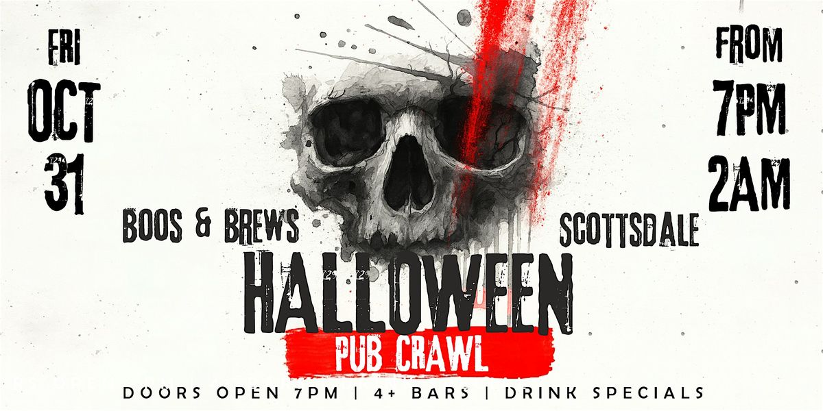 Boos & Brews Halloween Pub Crawl Scottsdale 2025