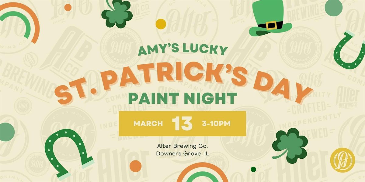 Amy's Lucky St. Patrick's Day Paint Night