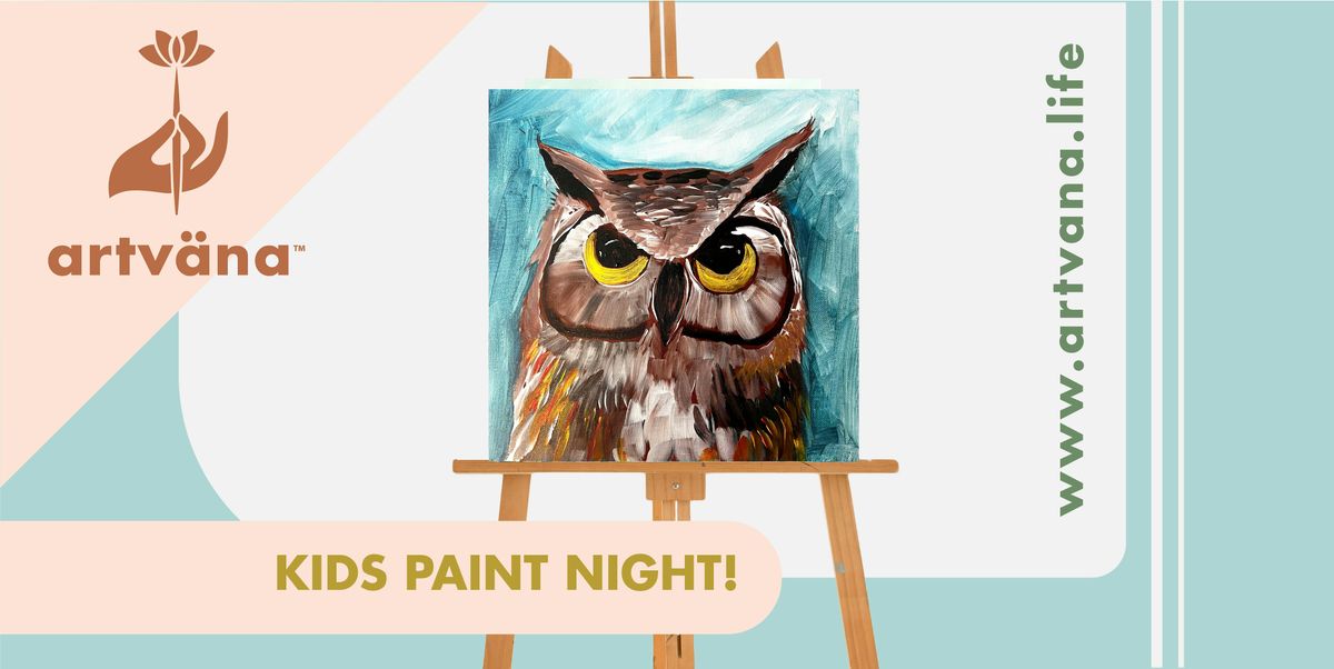Artvana Kids and Family Paint Night at Dennys in Tumwater November 2025