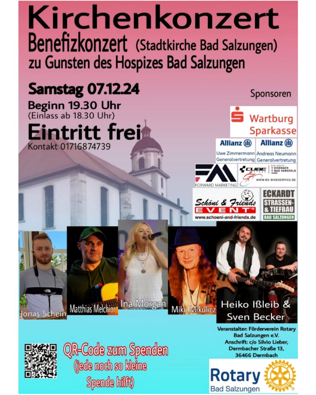 Benefiz-Konzert in der Stadtkirche Bad Salzungen