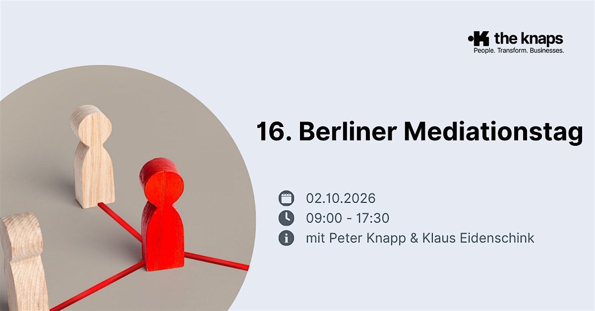 16. Berliner Mediationstag