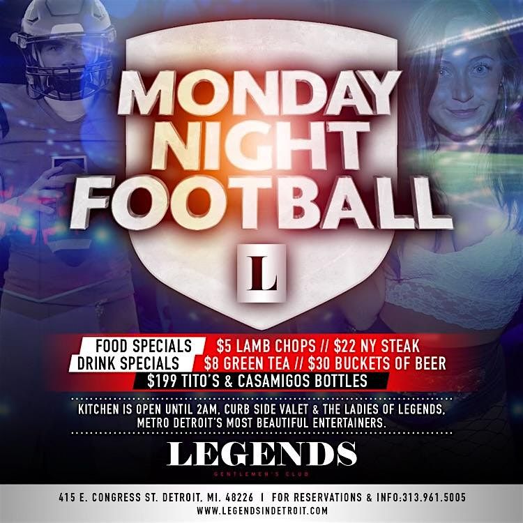 Monday Night Football at Michigan's Premier Club