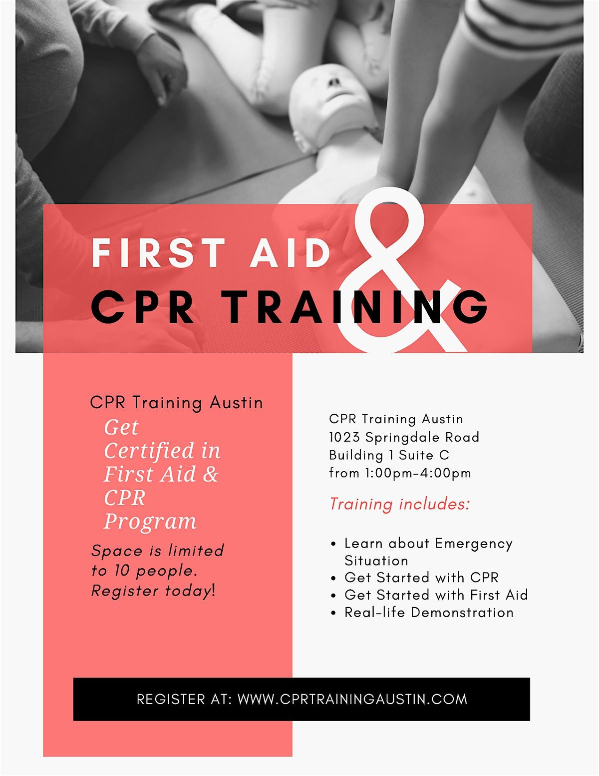 Austin Infant CPR Class | Certified CPR & First Aid Training