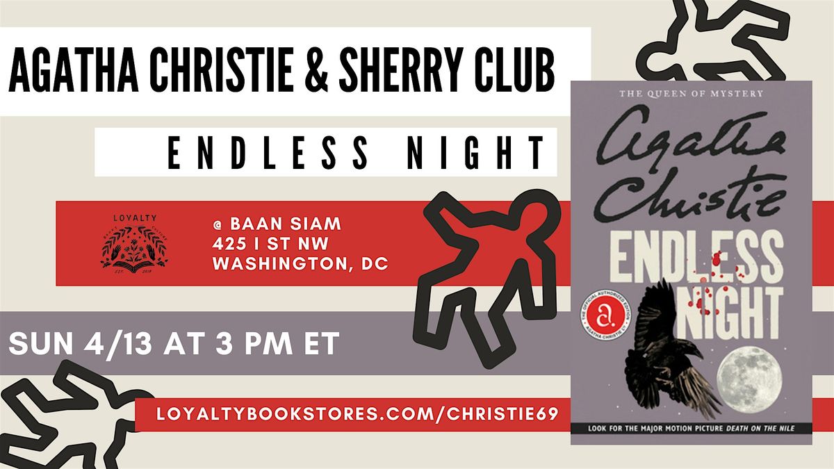 Agatha Christie + Sherry Club Chats Endless Night