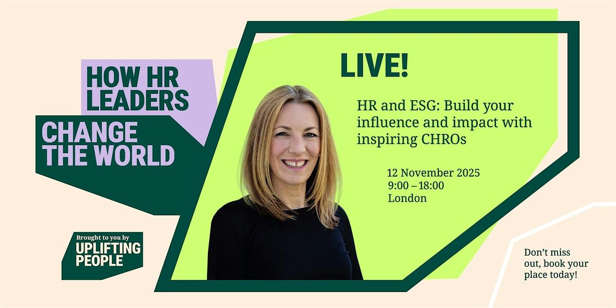 How HR Leaders Change the World - Live!
