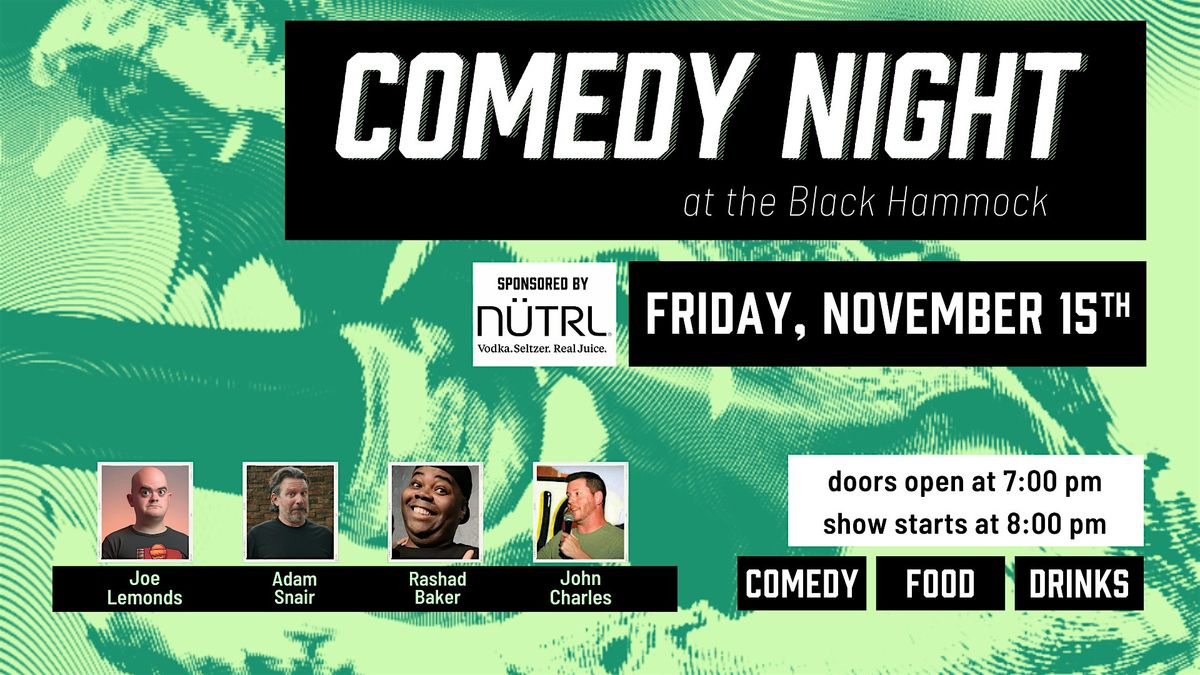 Comedy Night at Black Hammock - November 15