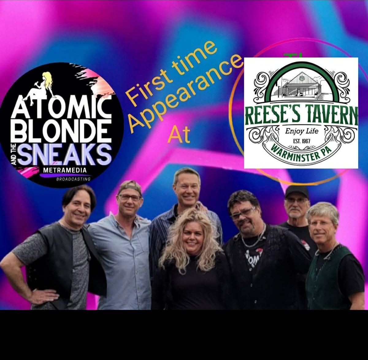 Atomic Blonde and The Sneaks appear at Reese's Tavern 