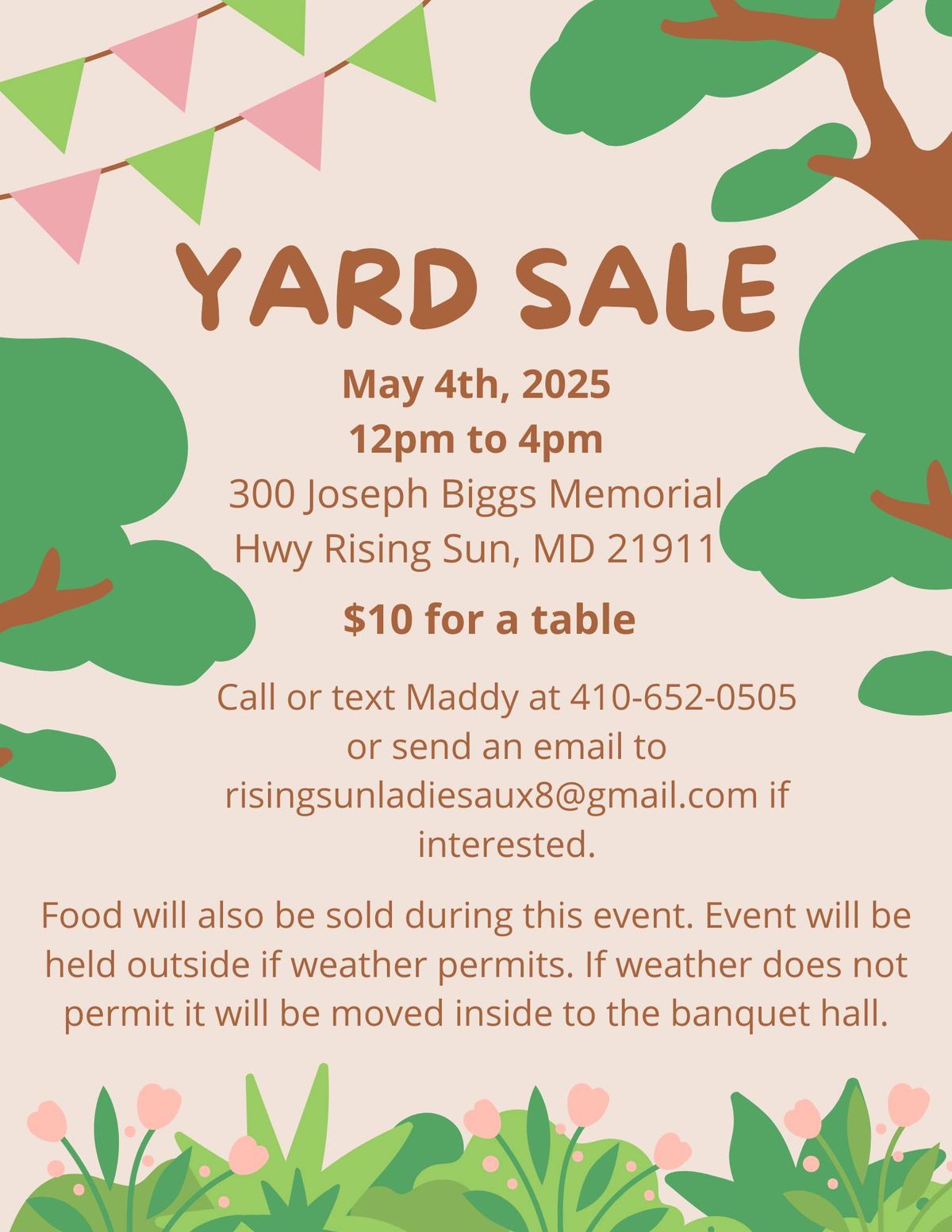 Yard Sale