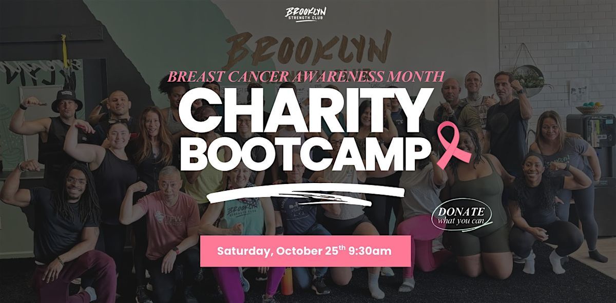Charity Bootcamp - Breast Cancer Awareness Month