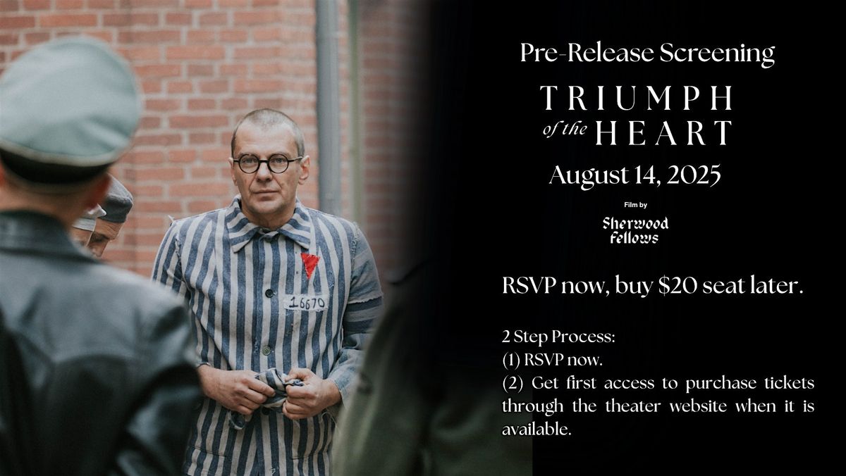 RSVP for Triumph of the Heart-Early Access-Scottsdale AZ