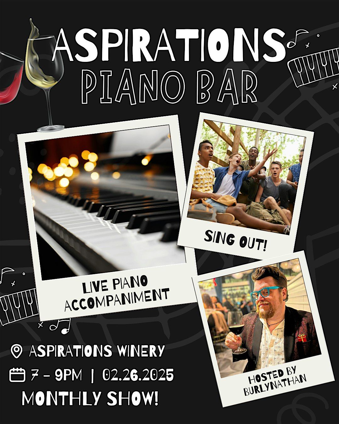 Aspirations Piano Bar!