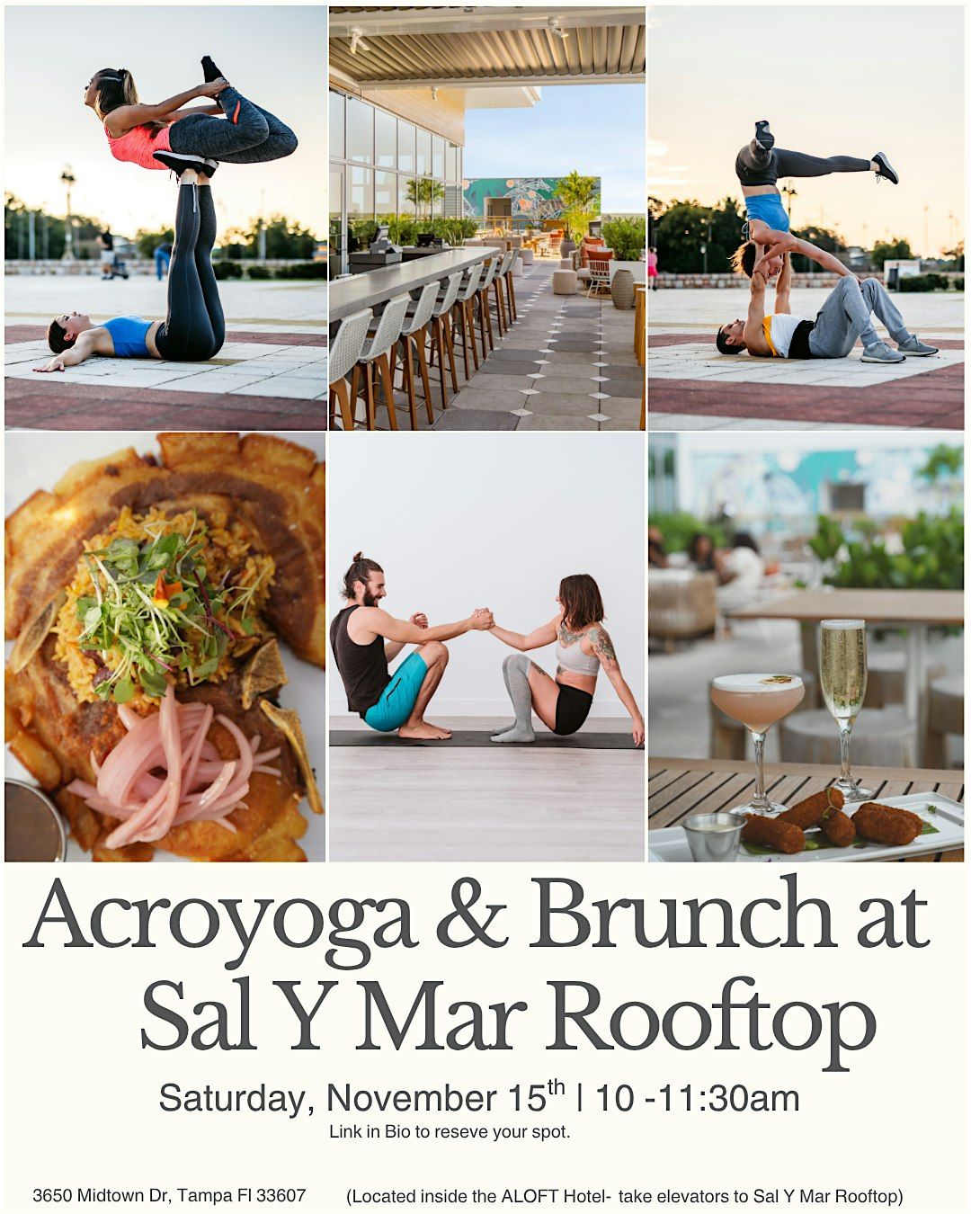 Acroyoga & Brunch @ Sal Y Mar Rooftop