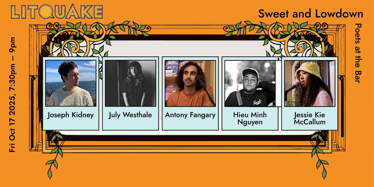 Sweet and Lowdown: Poets at the Bar