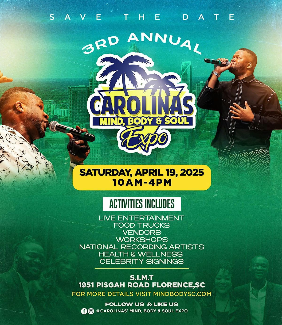 3rd Annual Carolinas' Mind, Body & Soul Expo