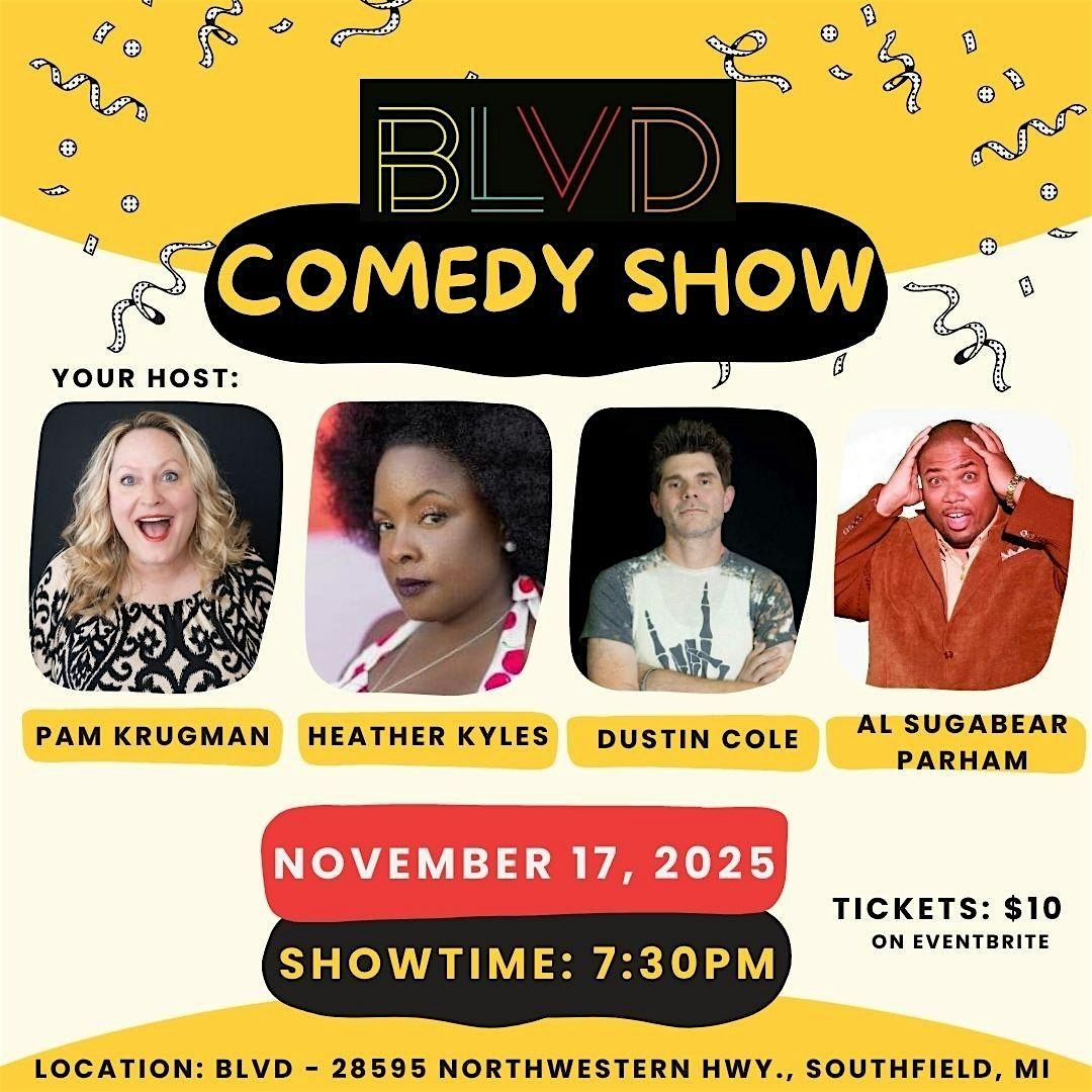 BLVD Comedy Night - November 17, 2025 in Southfield