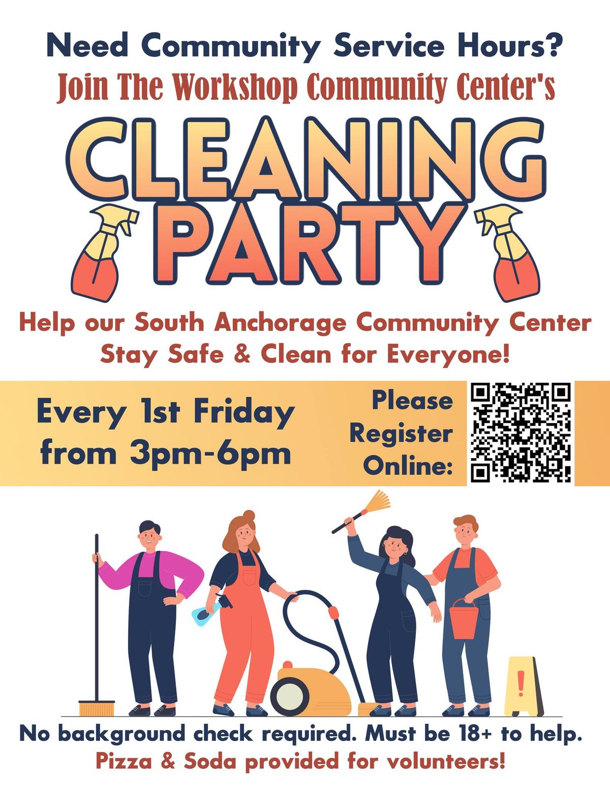 Cleaning Party - Volunteer Opportunity