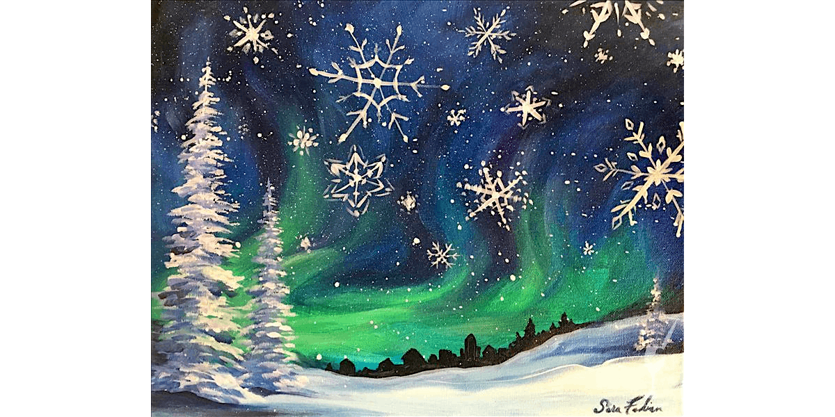 A Snowy Forest - Paint and Sip in Houston | Classpop!\u2122