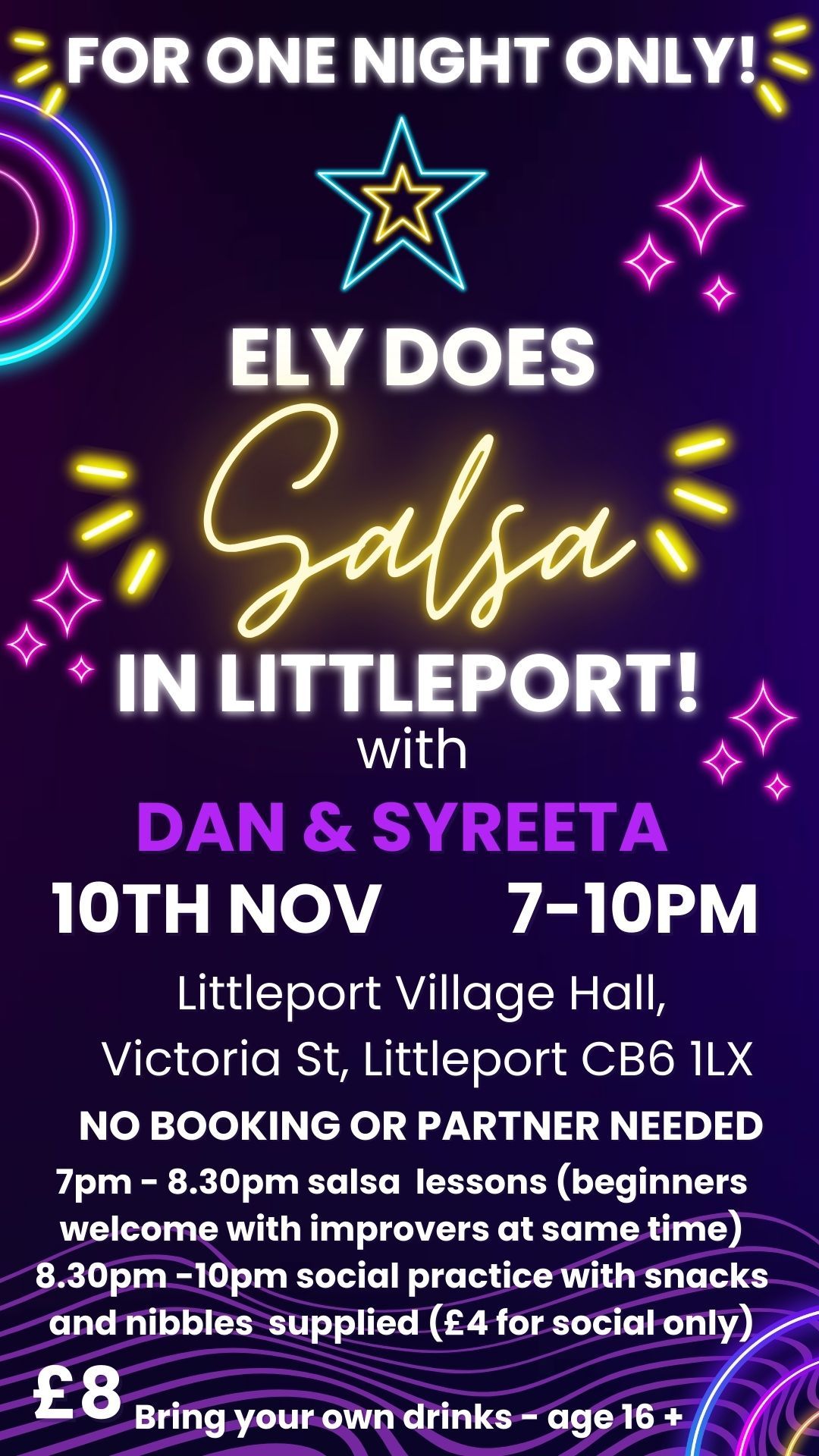 Ely does Salsa -  IN LITTLEPORT!