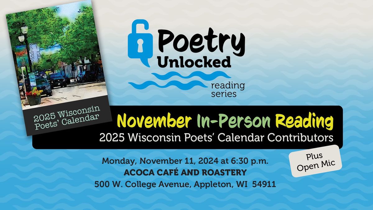 2025 Wisconsin Poets\u2019 Calendar Reading