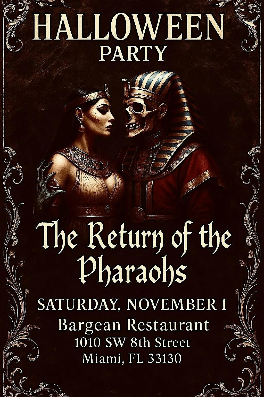 Halloween Dinner-Show \u201cThe Return of the Pharaohs\u201d MAGIC SHOW \u2728